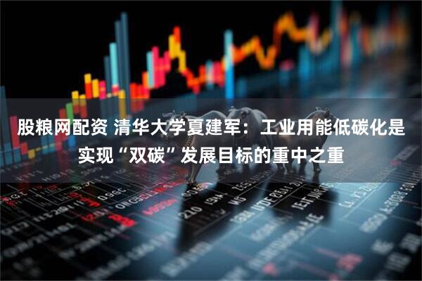 股粮网配资 清华大学夏建军：工业用能低碳化是实现“双碳”发展目标的重中之重