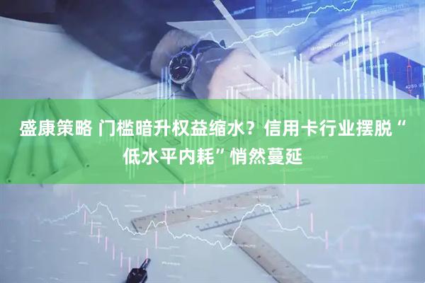 盛康策略 门槛暗升权益缩水？信用卡行业摆脱“低水平内耗”悄然蔓延